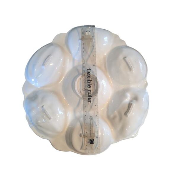 Vintage Carafina Vegetable Dip Server & Lid Serving Platter Tray Party Holiday - Picture 4 of 12